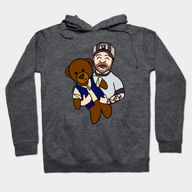 Tom Hardy - CBeeBies with Alfie Bear Hoodie by iseasilyamused